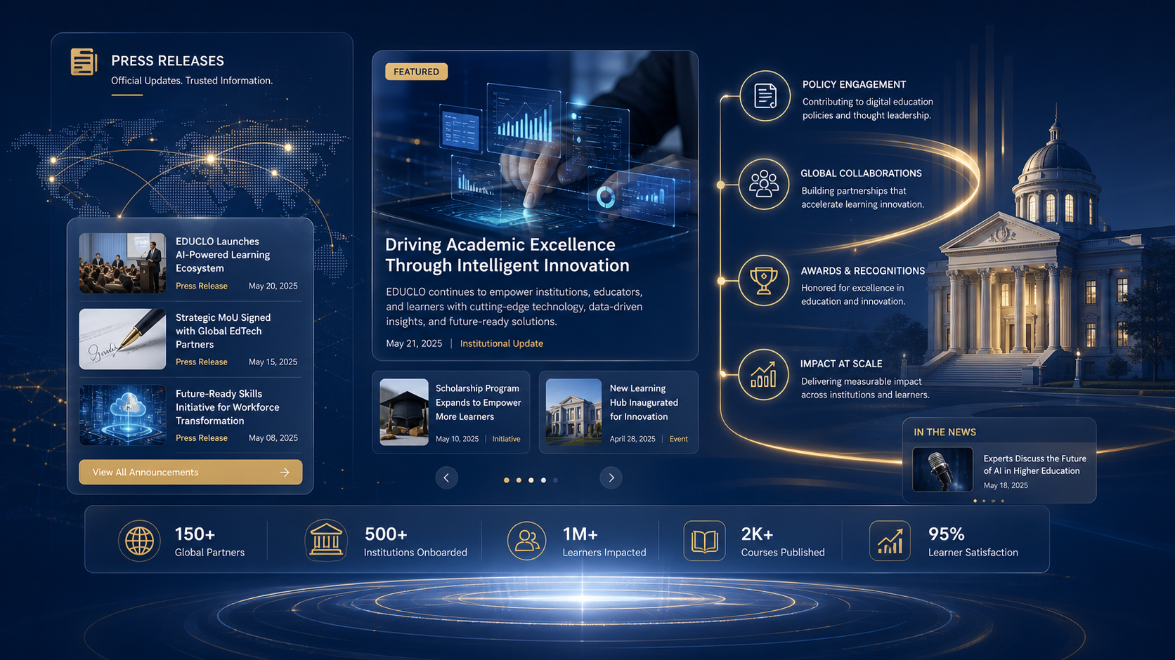 AI-generated press and announcements illustration